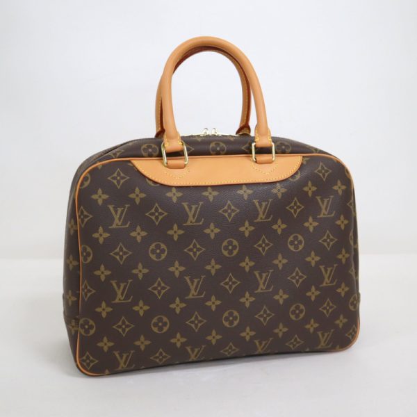 2000345256500107 2 Louis Vuitton Deauville Handbag Monogram Brown