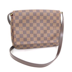 2000773256000087 1 Louis Vuitton Santa Monica Shoulder Bag Ebene Brown