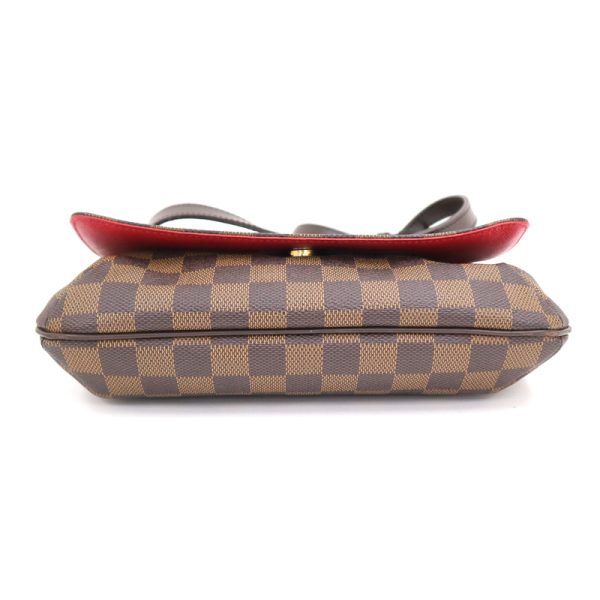 2000773256000087 5 Louis Vuitton Musette Tango Shoulder Bag Damier Ebene Brown