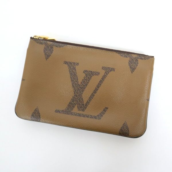 2000773256000217 3 Louis Vuitton Pochette Double Zip Shoulder Bag Monogram Reverse