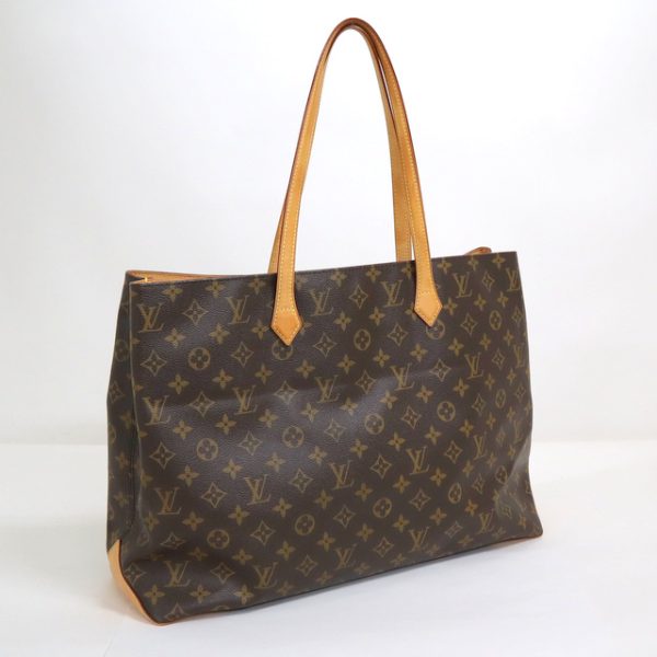 2000773256100254 2 Louis Vuitton Monogram Wilshire GM Tote Bag Brown