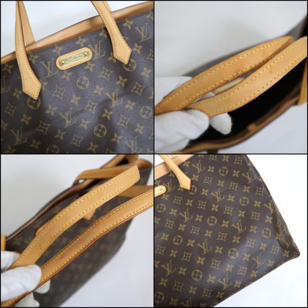 2000773256100254 3 Louis Vuitton Monogram Wilshire GM Tote Bag Brown