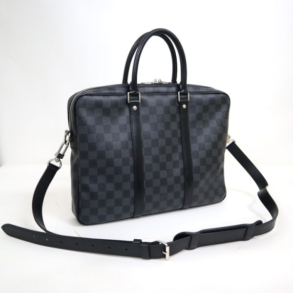 2000773256100388 1 Louis Vuitton PDV PM 2WAY bag Damier Graphite Black