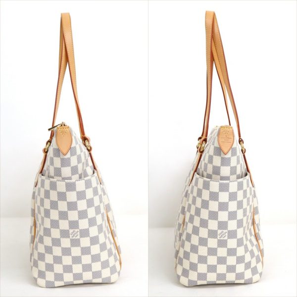 2000773256300249 3 Louis Vuitton Totally MM Tote Bag Damier Azur White