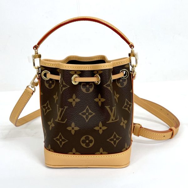 2000773256300299 2 Louis Vuitton Nano Noe Shoulder Bag Brown