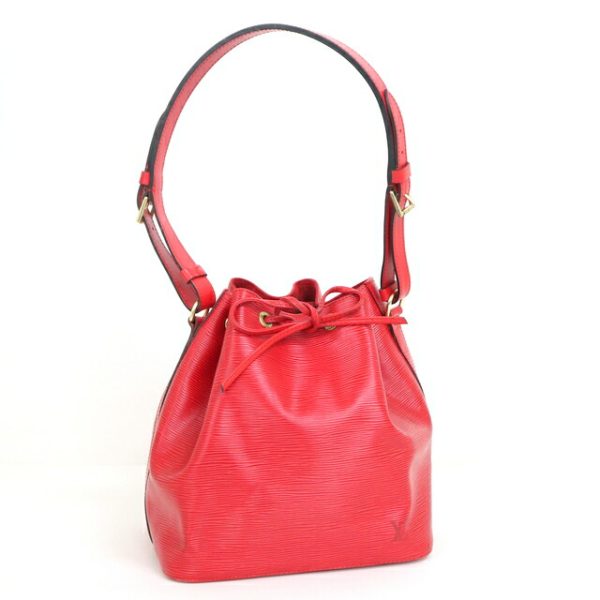 2000773256500184 1 Louis Vuitton Petit Noe Shoulder Bag Castilian Red Epi