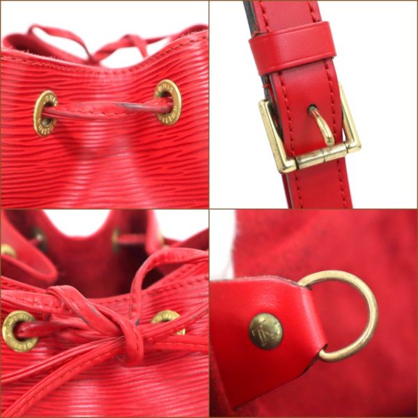 2000773256500184 8 Louis Vuitton Petit Noe Shoulder Bag Castilian Red Epi