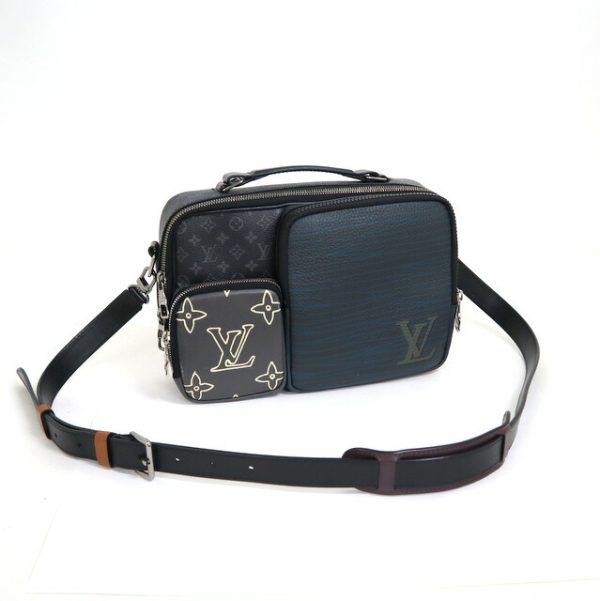 2000773256500354 1 Louis Vuitton Patchwork Messenger Multi Pocket Eclipse Black