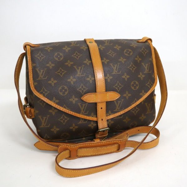 2000773256500434 1 Louis Vuitton Saumur 30 Monogram Brown