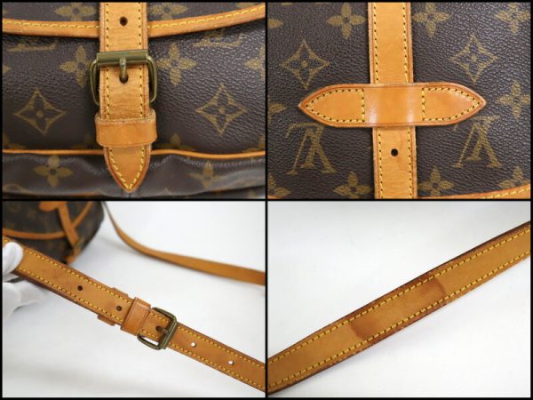 2000773256500434 6 Louis Vuitton Saumur 30 Monogram Brown