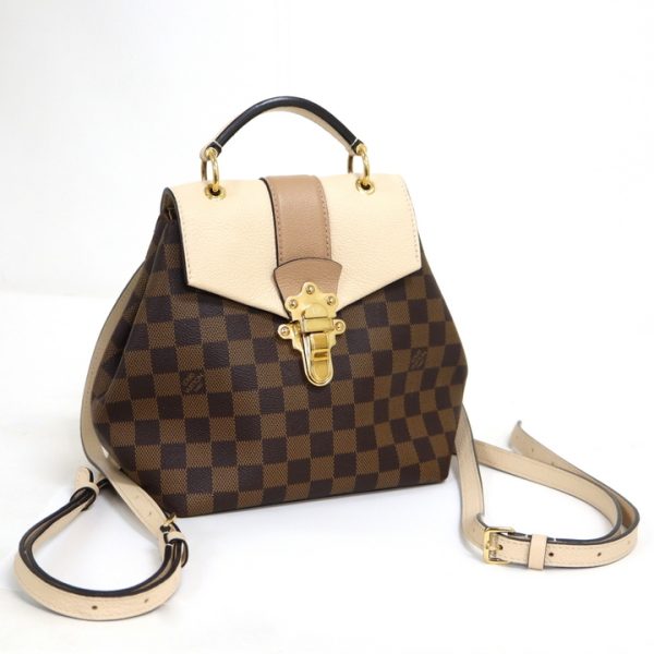 2000773256500480 1 Louis Vuitton Clapton 3 Way Rucksack Damier Brown