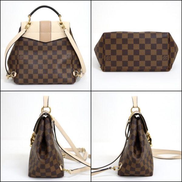 2000773256500480 2 Louis Vuitton Clapton 3 Way Rucksack Damier Brown