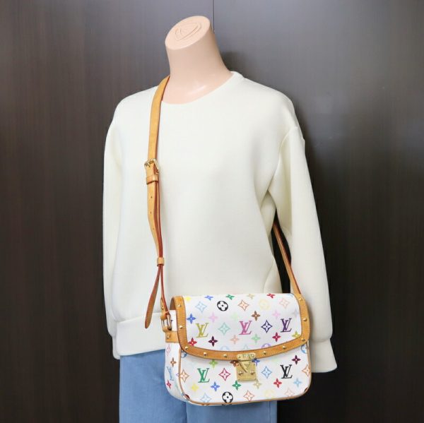 2000773256500528 9 Louis Vuitton Sologne Shoulder Bag Multicolor White