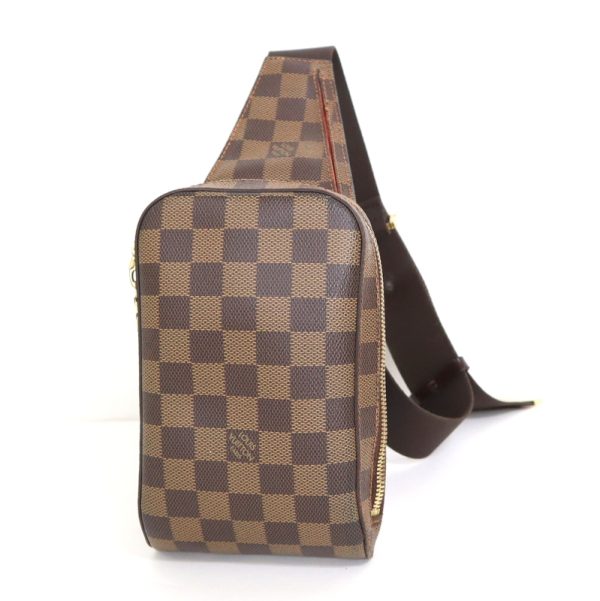 2000773256500577 1 Louis Vuitton Jeronimos body bag Damier Ebene Brown