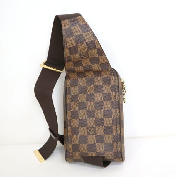 2000773256500577 2 Louis Vuitton Jeronimos body bag Damier Ebene Brown