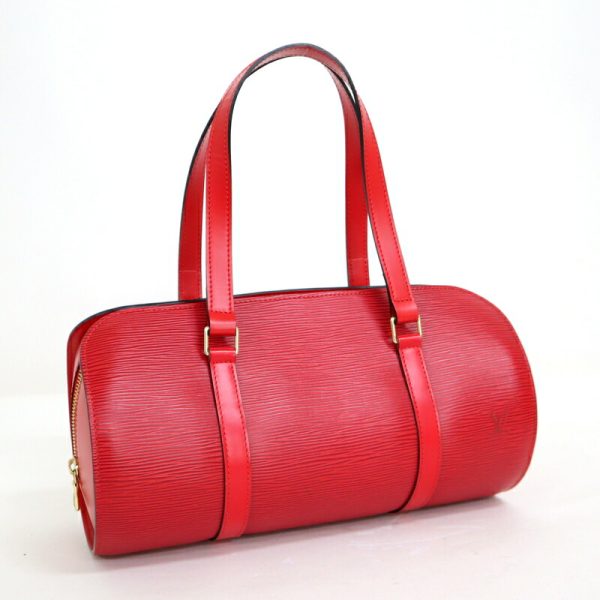 2000773256600071 2 Louis Vuitton Souflot Shoulder Bag Epi Castilian Red