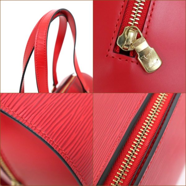 2000773256600071 6 Louis Vuitton Souflot Shoulder Bag Epi Castilian Red