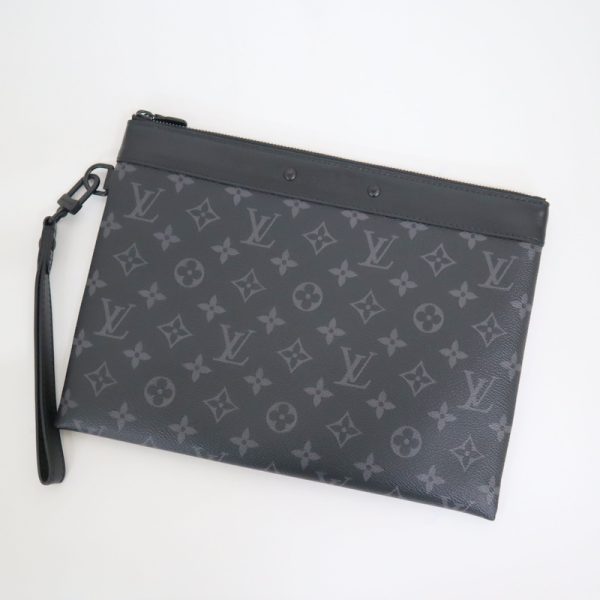 2000803255000416 1 Louis Vuitton Pochette To Go Clutch Eclipse Black