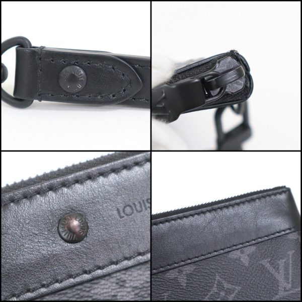 2000803255000416 6 Louis Vuitton Pochette To Go Clutch Eclipse Black