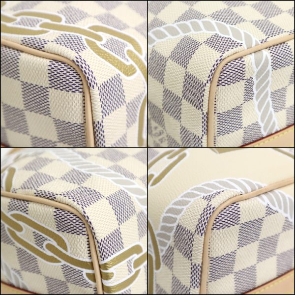 2000803255300062 3 Louis Vuitton Nautical Speedy Bandouliere 25 Damier Azur White