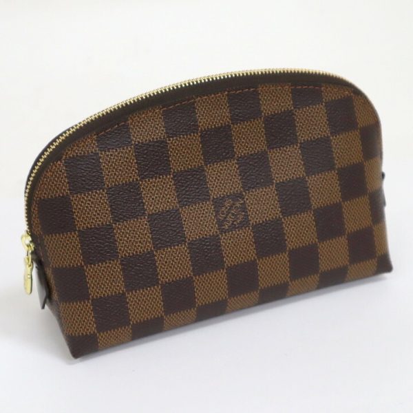 2000803255900205 1 Louis Vuitton Pochette Pouch Damier Ebene Brown