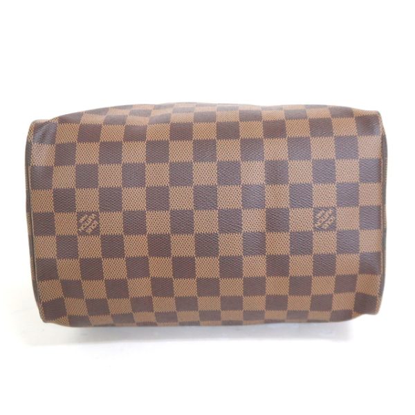 2000803256000223 5 Louis Vuitton Speedy 25 Handbag Damier Ebene Brown