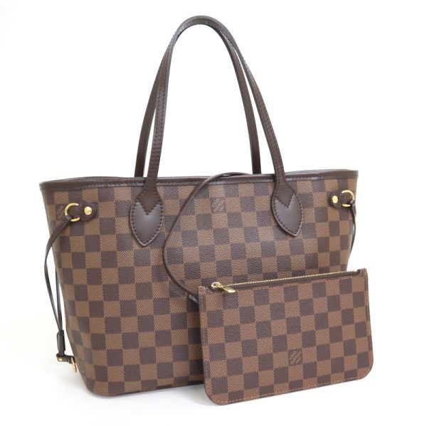 2000803256100325 1 Louis Vuitton Neverfull PM tote bag pouch Damier Ebene