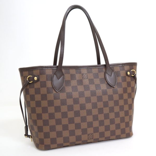 2000803256100325 2 Louis Vuitton Neverfull PM tote bag pouch Damier Ebene