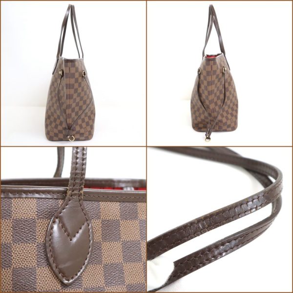 2000803256200001 3 Louis Vuitton Neverfull MM Tote Bag Damier Ebene Brown