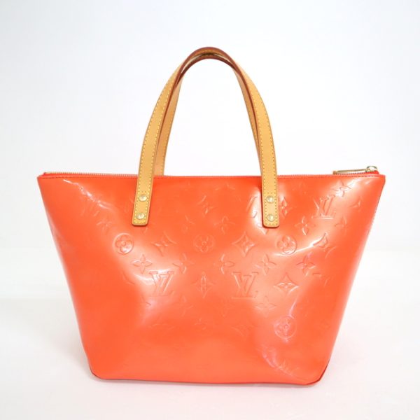 2000803256300147 2 Louis Vuitton Belveis PM Handbag Vernis Orange Sunset