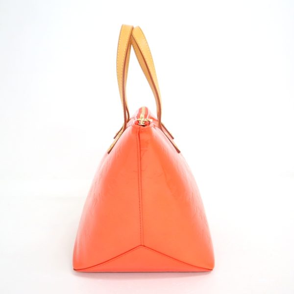 2000803256300147 4 Louis Vuitton Belveis PM Handbag Vernis Orange Sunset