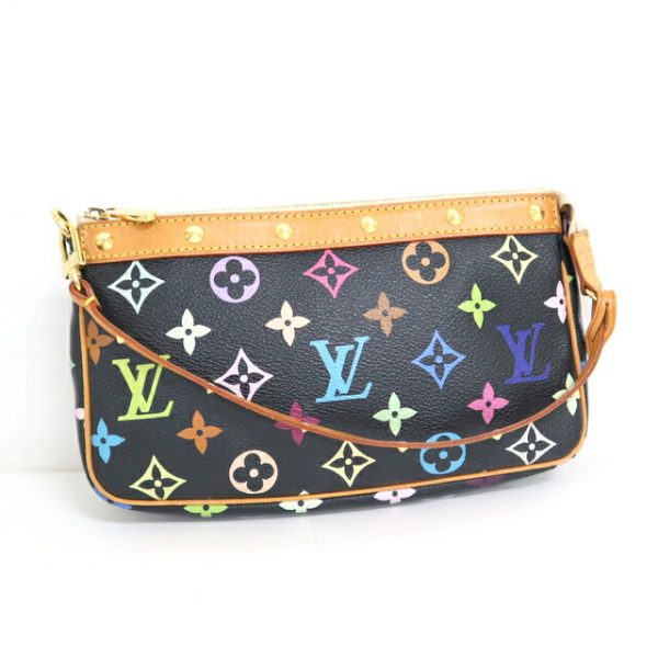 2000803256300155 1 Louis Vuitton Pochette Accessoire Mini Pouch Multicolor Noir Black