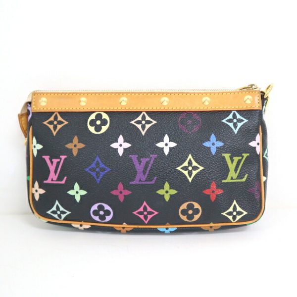 2000803256300155 2 Louis Vuitton Pochette Accessoire Mini Pouch Multicolor Noir Black