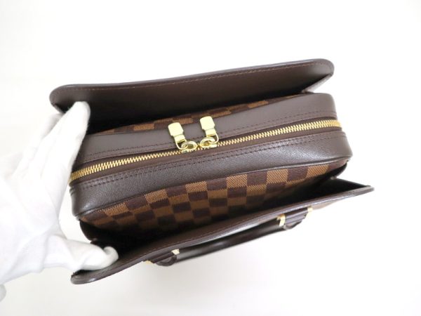 2000803256500581 6 Louis Vuitton Triana Handbag Damier Ebene Brown