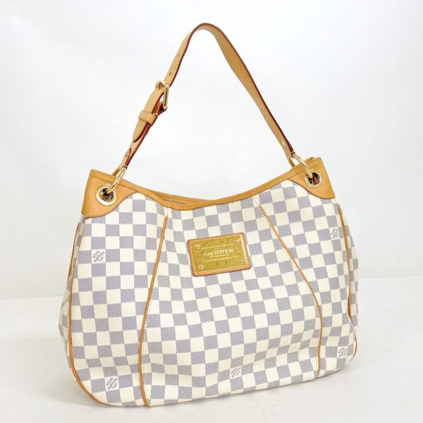 2000803256500605 1 Louis Vuitton Galliera PM Shoulder bag Damier Azur White