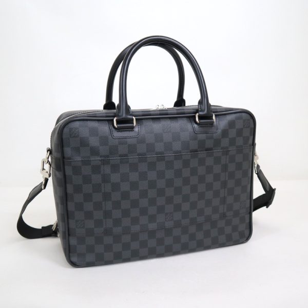 2000803256600307 2 Louis Vuitton Ikar bag Damier Graphite Black