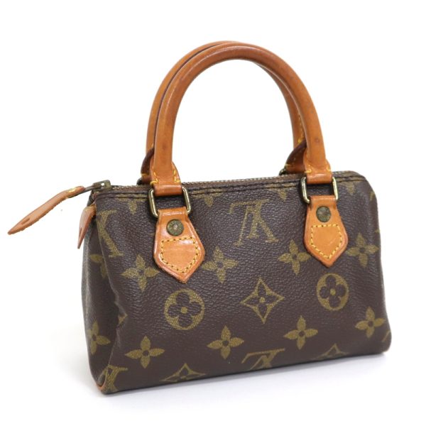 2000803257000012 2 Louis Vuitton Mini Speedy Handbag Monogram