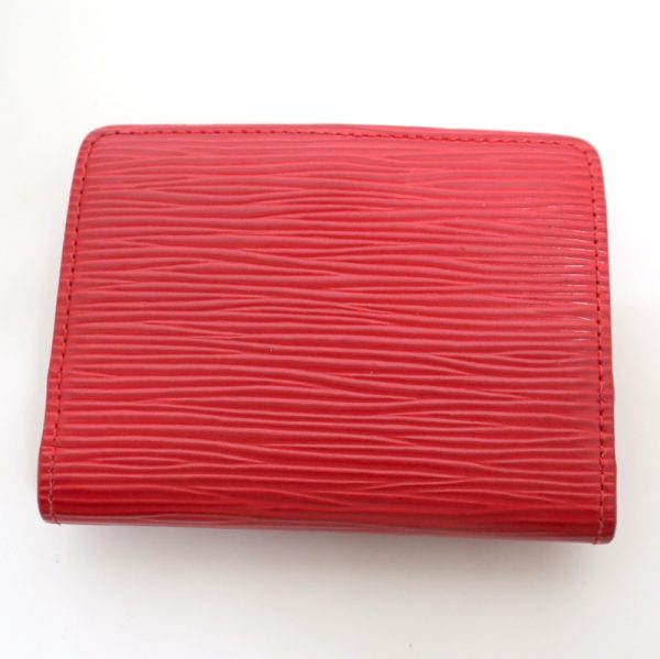 2000864256600025 2 Louis Vuitton Ludlow Card Case Epi Rouge