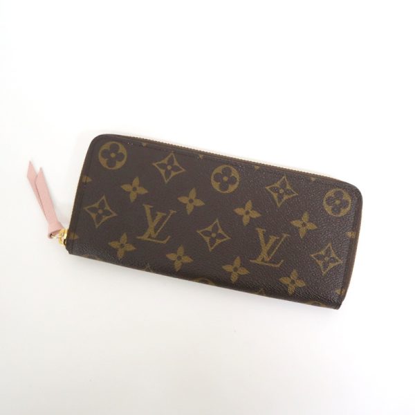 2001017255000504 2 Louis Vuitton Portefeuille Clemence Monogram Wallet Fuchsia