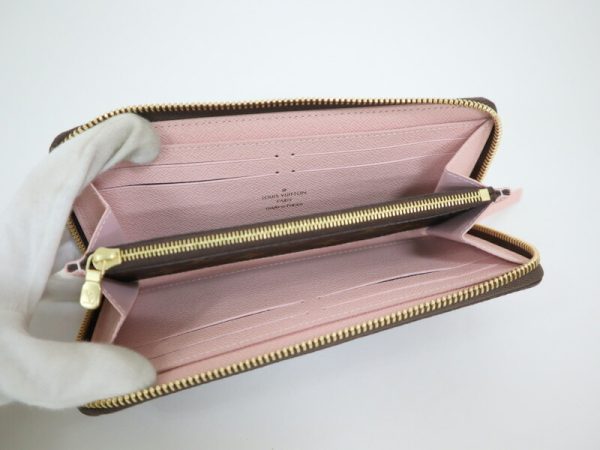 2001017255000504 4 Louis Vuitton Portefeuille Clemence Monogram Wallet Fuchsia