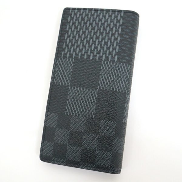 2001017255000529 2 Louis Vuitton Portefeuille Braza NM Wallet Damier Graphite Black