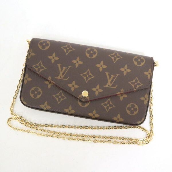 2001017255000555 1 Louis Vuitton Pochette Felicie Shoulder Wallet Monogram