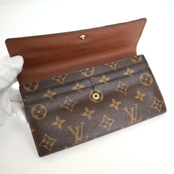 2001017255400251 3 Louis Vuitton Portefeuille Sarah BifLong Wallet Monogram