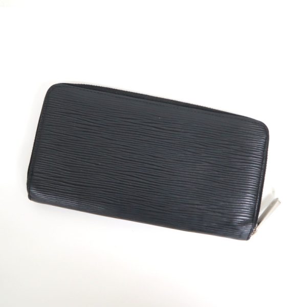 2001017255400307 2 Louis Vuitton Zippy Wallet Long Wallet Epi Noir Black