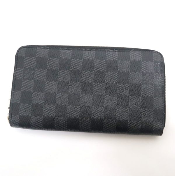 2001017255400331 1 Louis Vuitton Zippy Organizer Damier Graphite Black