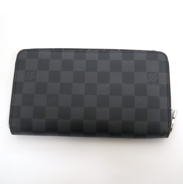 2001017255400331 2 Louis Vuitton Zippy Organizer Damier Graphite Black