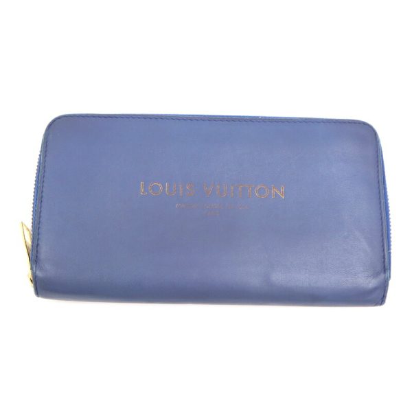 2001017255500235 1 Louis Vuitton FBag Panam Zippy Wallet Long Wallet Calf Blue