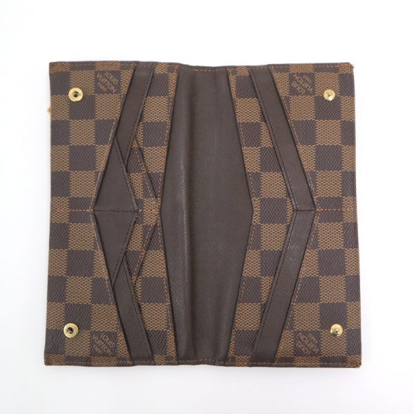 2001017255500254 4 Louis Vuitton Portefeuille Origamilon Wallet Damier Ebene