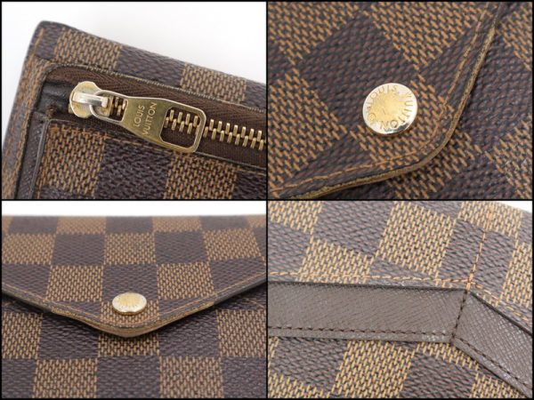 2001017255500254 9 Louis Vuitton Portefeuille Origamilon Wallet Damier Ebene