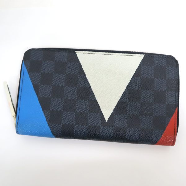 2001017255500303 1 Louis Vuitton Americas Cup Zippy Organizer Long Wallet Damier